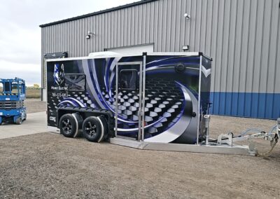 A compact and lightweight core pro fiber splicing trailer designed for efficient and reliable fiber splicing operations.